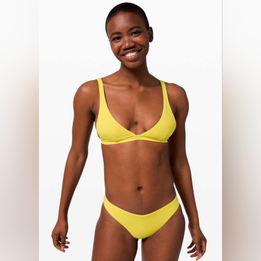 🍋Lululemon Bikini Drifting Tides Triangle Top and Skimpy Bottom